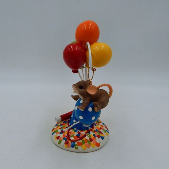 Fitz and Floyd Charming Tails You Give Me A Lift Birthday Figurine 89/164 Griff - Picture 2 of 11